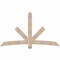 Ekena Millwork Alberta Smooth Timber Gable Bracket, Douglas Fir, 84"W x 49"H x 3 1/2"D x 5 1/2"F, 14/12 Pitch GBW084X49X0406ALB00SDF - alternate 1